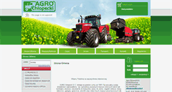 Desktop Screenshot of agrochlopecki.pl